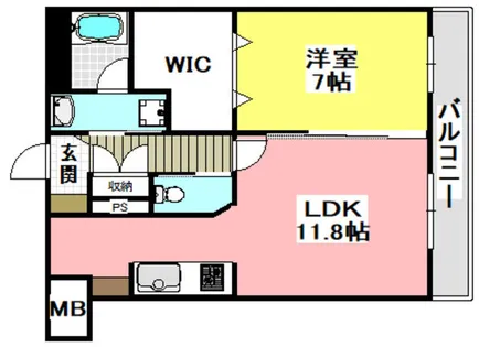 ノア・ド・ココ【2階】の間取り