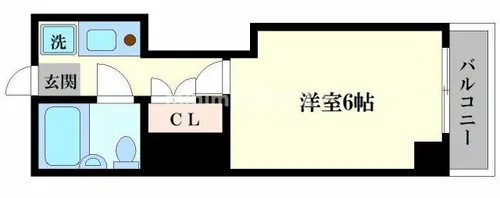 ライズ芦原橋【10階】の間取り