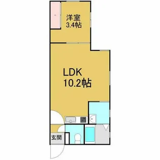 ナビオ15【4階】の間取り