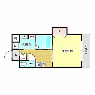 プレサンスフジ【3階】の間取り