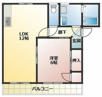 サンパティオ【2階】の間取り