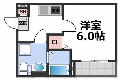 CRASTINE小路東A【3階】の間取り