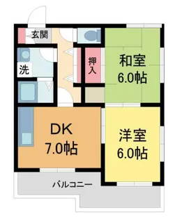 エクセル三条【1階】の間取り