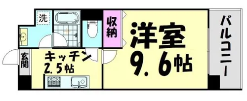 大阪府泉佐野市笠松2丁目【マンション】の間取り