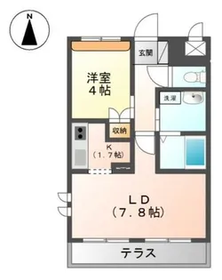 Sweet Alyssum (スイートアリッサム)【1階】の間取り