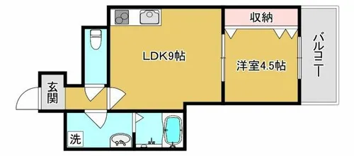 Healing Grace【A103号室】の間取り