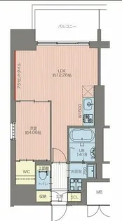 レオングラン本町橋【8階】の間取り