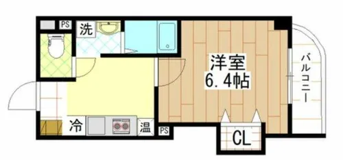 みおつくし京橋【8階】の間取り