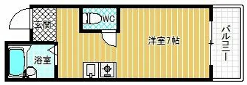 レイナ・ピノ道明寺【3階】の間取り