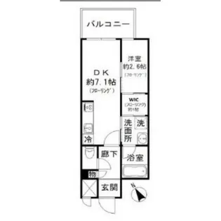 サンヒルズ大橋駅前【901号室】の間取り
