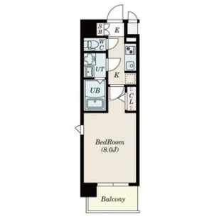 S-RESIDENCE大橋FLUSS【905号室】の間取り