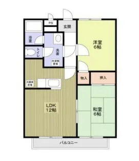 大阪府堺市北区金岡町【アパート】の間取り