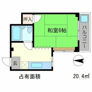 福永マンション【3階】の間取り