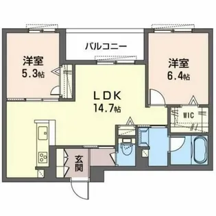RADIANCE MINOH【3階】の間取り