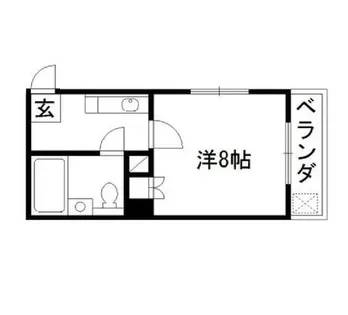 ファーストステージK2【2階】の間取り