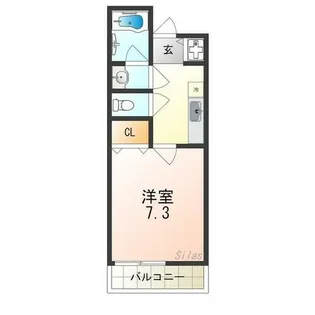 ベルエキップ【1階】の間取り