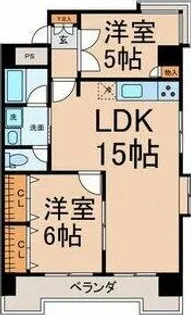 ファミール大畑【4階】の間取り