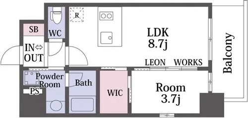 リヴェント福島【501号室】の間取り