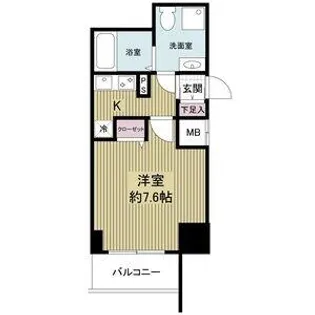 ドゥーエ玉造【403号室】の間取り