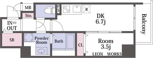 ソルテラス本庄西クレアスト【11階】の間取り