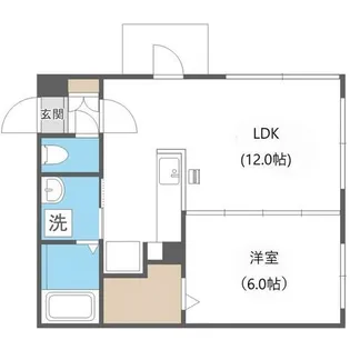 モルティーニ南円山【3階】の間取り