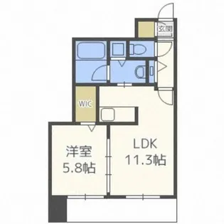 スペチアーレ伏見【6階】の間取り