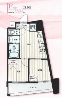福岡県福岡市博多区堅粕4丁目【マンション】の間取り