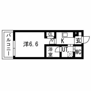 ALEGRIA六地蔵【1階】の間取り
