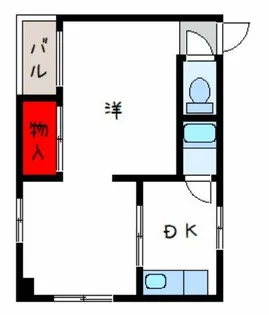 久宝寺コーポラスA棟【3階】の間取り