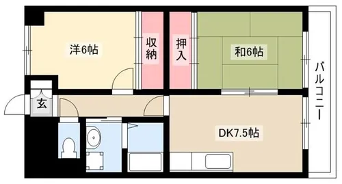 ヴィラジュリア【2階】の間取り