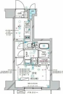 ディアレイシャス大須観音III【4階】の間取り