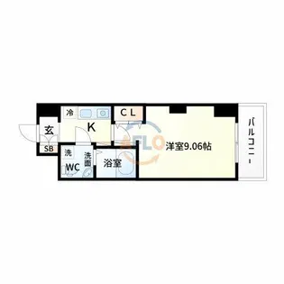 セレニテ新大阪弐番館【12階】の間取り