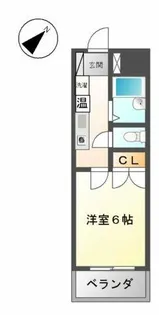 三恵ハイツ【5階】の間取り