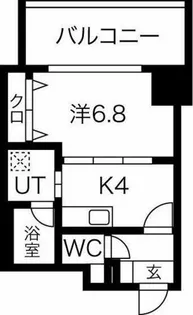 さくらHills NISHIKI Platinum Residence【8階】の間取り