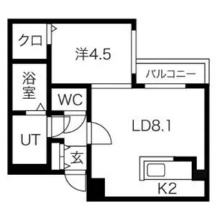 コローレ元町【4階】の間取り