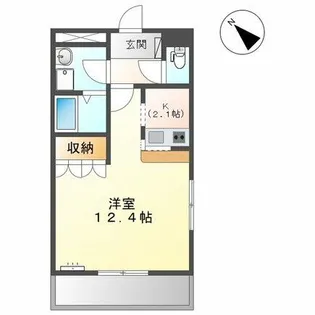 グランチェスタKーⅡ【101号室】の間取り