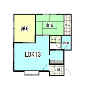 アパートメント23【101号室】の間取り