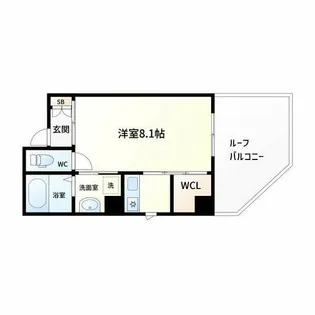 ユニッソン朝潮橋【4階】の間取り