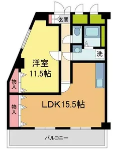 夙川ニューコーポ【5階】の間取り