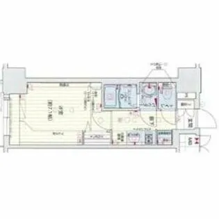 プレサンス久屋大通公園セラフィ【6号室】の間取り