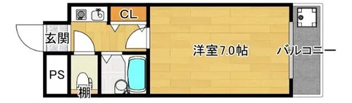 リアライズ西淡路【7階】の間取り