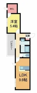 イマージュ【205号室】の間取り
