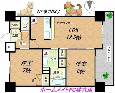エステムプラザ心斎橋EASTⅣブランディア【13階】の間取り