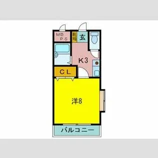 パークサイド【2階】の間取り