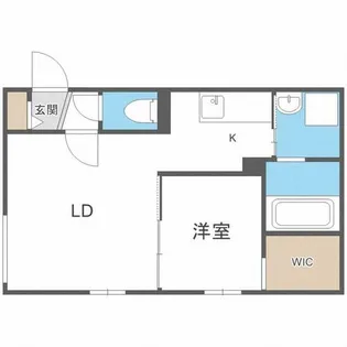 イクス北円山【2階】の間取り