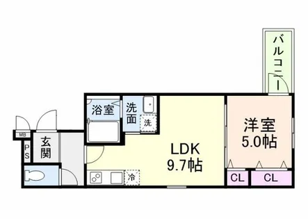 大阪府松原市天美東8丁目【アパート】の間取り