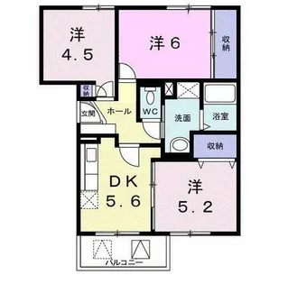 大阪府松原市大堀2丁目【マンション】の間取り