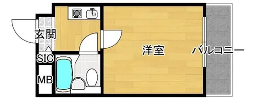 シティハイツピコ【5階】の間取り