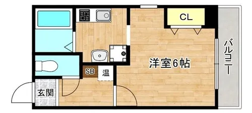 ラ・フォンテ今里【2階】の間取り