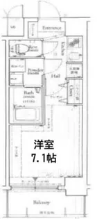 大阪府大阪市淀川区塚本1丁目【マンション】の間取り